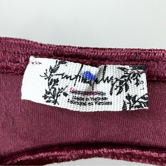 Free People Midnight Mood Velvet Crop Top - Picture 10 of 10